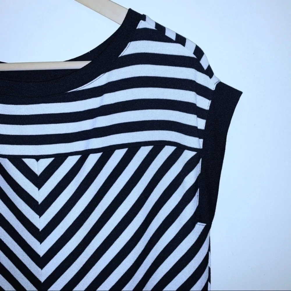 EUC GAP Chevron Striped Sleeveless Sweater Top